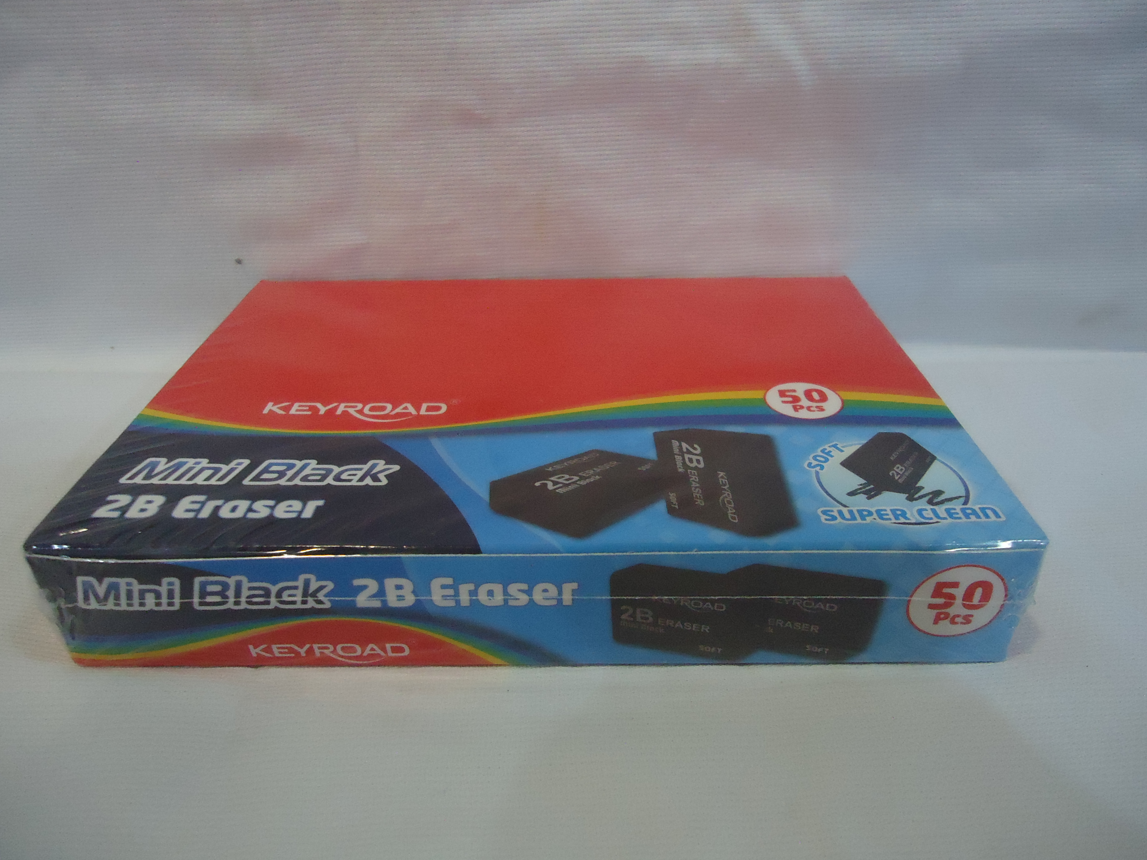 Goma de Borrar KEYROAD mini Negra - Libreria Lerma